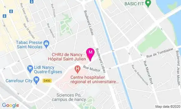 Localisation Dr Isabelle Bouillevaux