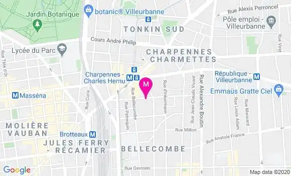 Localisation Dr Xavier Richen