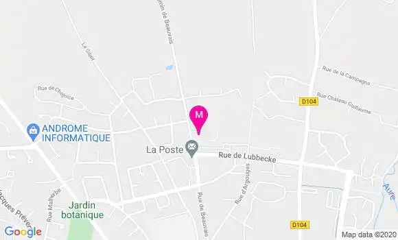 Localisation Dr Emilie De Rycke