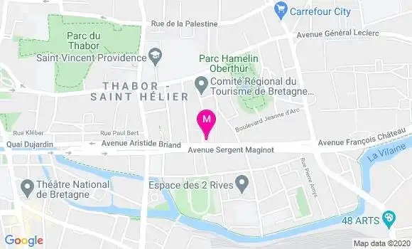 Localisation Dr Cyrille Bevan