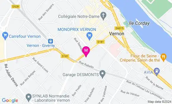 Localisation Dr Virginie Boitrel
