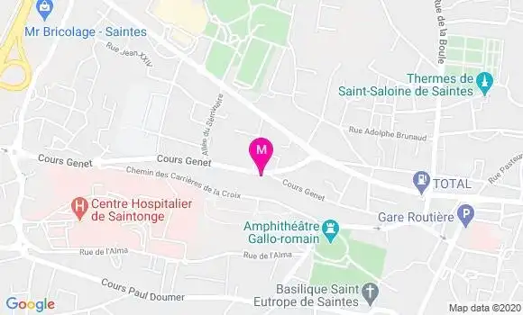 Localisation Dr Marie Lucile Benoit