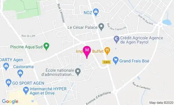 Localisation Dr Benjamin Monteil