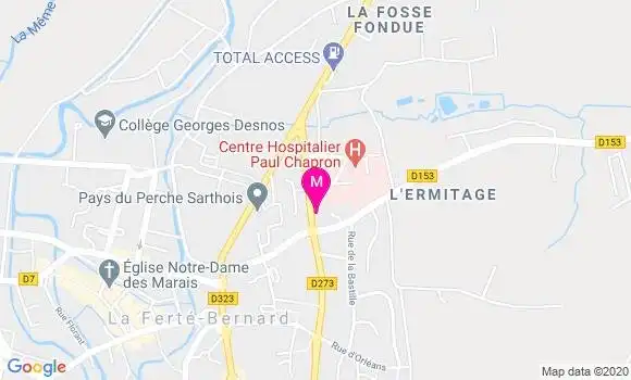 Localisation Dr Claire Sanguin