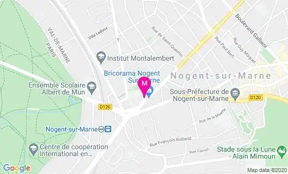 Localisation Dr Anne Marie Beneteau Bechara