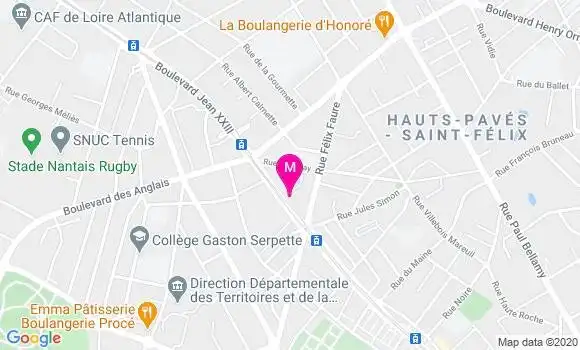 Localisation Dr Isabelle Schnee
