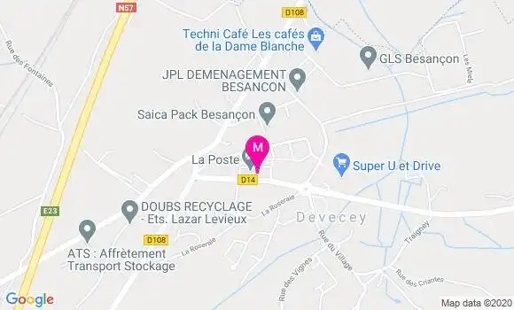 Localisation Dr Arnaud Bazin