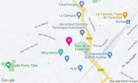 Localisation Dr François Berthon