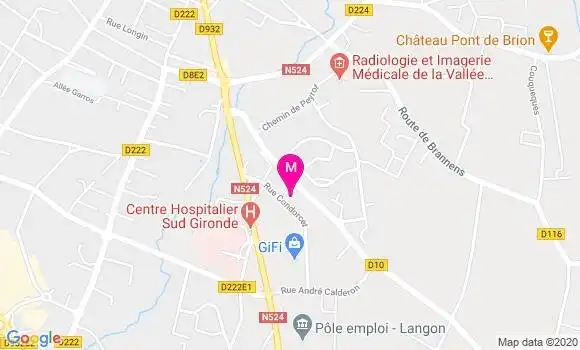 Localisation Dr Julie Brunet