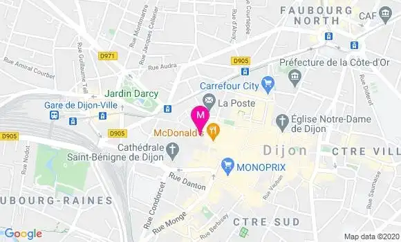 Localisation Dr Marie Christine Detourbe