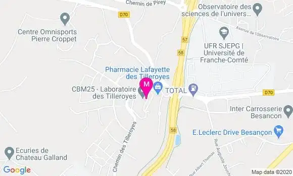 Localisation Dr Cedric Bouget