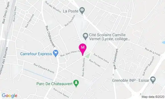Localisation Dr Isabelle Ponson