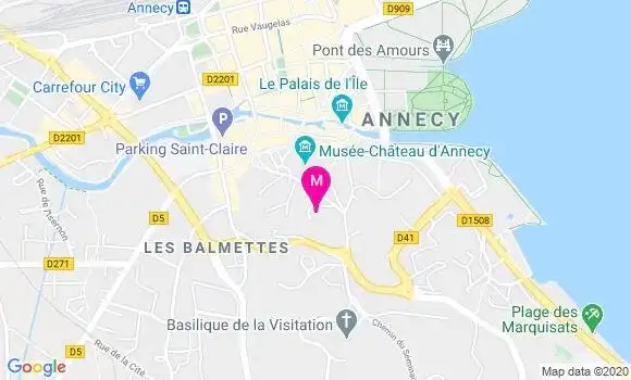 Localisation Dr Sebastien Mory