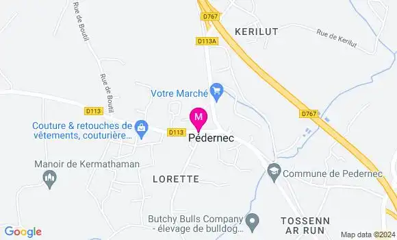Localisation Dr Gael Bernard