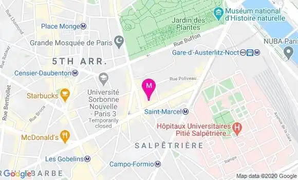 Localisation Dr Romain Roubineau