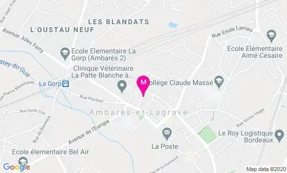 Localisation Dr Raphael Duquenoy