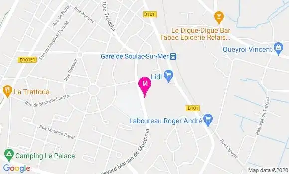 Localisation Dr Vanessa Martin
