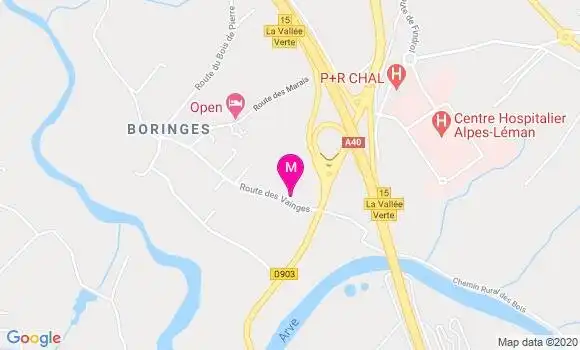 Localisation Dr Anne Laure Lamadon