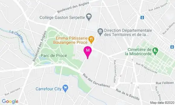 Localisation Dr Maela Le Corvec
