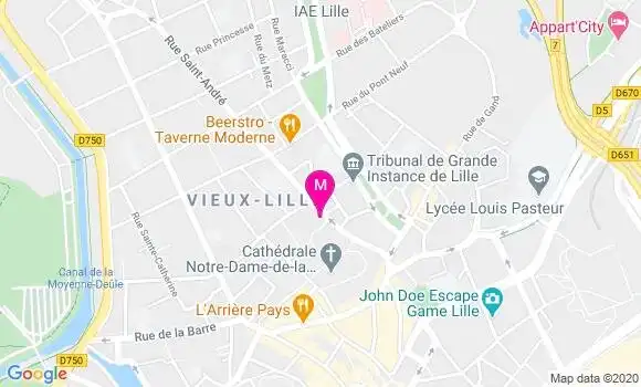 Localisation Dr Camille Larnaudie