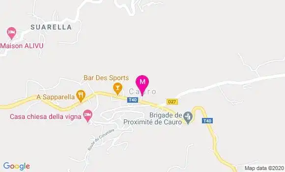 Localisation Dr Marie Helene Virevialle