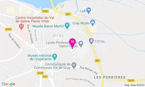 Localisation Dr Gilles Charton