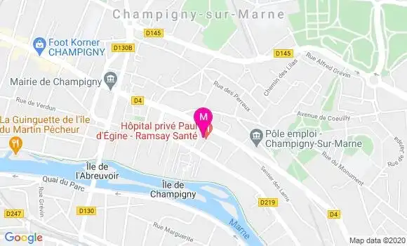Localisation Dr Philippe Marchal