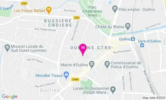 Localisation Dr Nicolas Meryglod