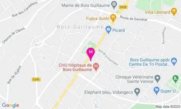 Localisation Dr Charlotte Laurent