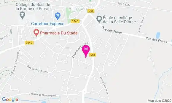 Localisation Dr Caroline Fages