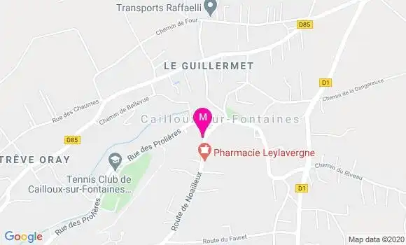 Localisation Dr Emilie Faucon
