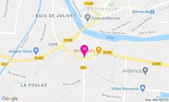 Localisation Dr Justine Bruneel Millon