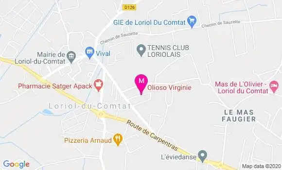 Localisation Dr Virginie Olioso