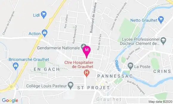 Localisation Dr Christine Bourrel