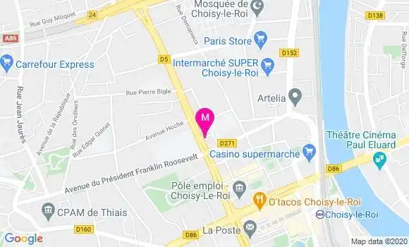 Localisation Dr Christine Bues