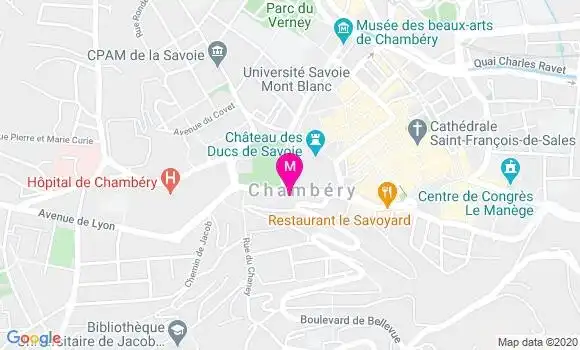 Localisation Dr Valerie Carpentier Planchon