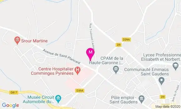 Localisation Dr Mathieu Gautier