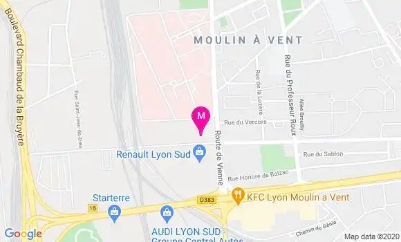Localisation Dr Xaviere Faucon