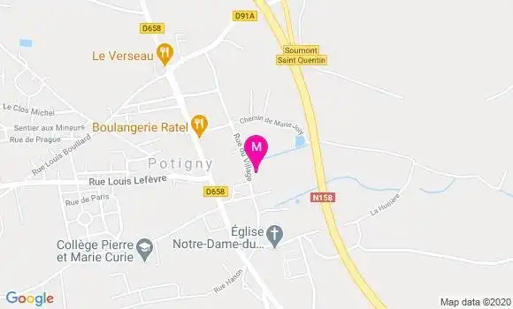 Localisation Dr Virginie Cardenas Castro