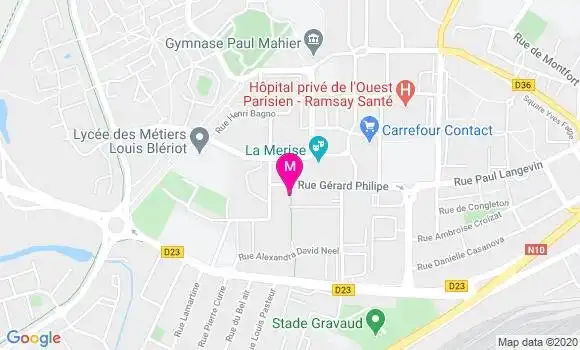 Localisation Dr Christophe Carriere