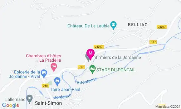 Localisation Dr Catherine Longuet