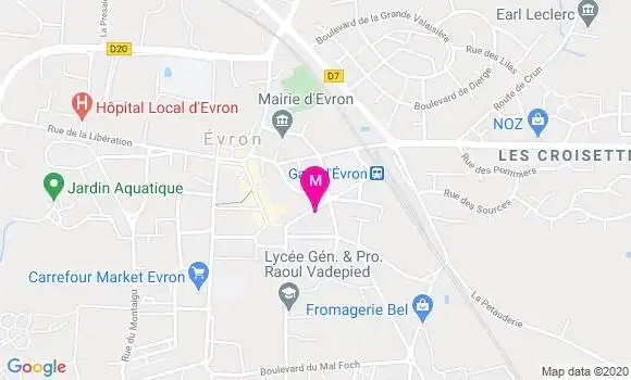 Localisation Dr Pascale Champion Gourdon