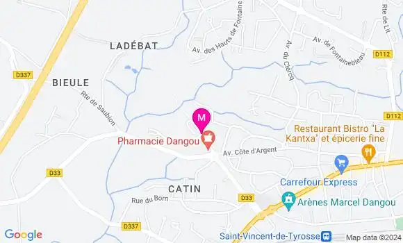 Localisation Dr Thomas Grocq
