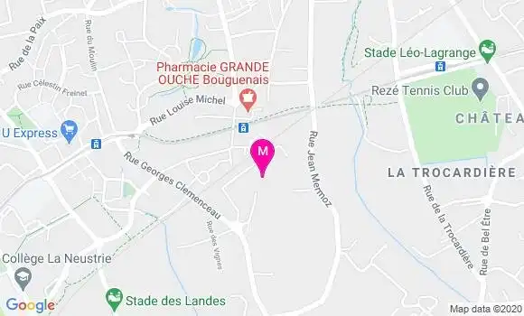 Localisation Dr Helene De Brucq