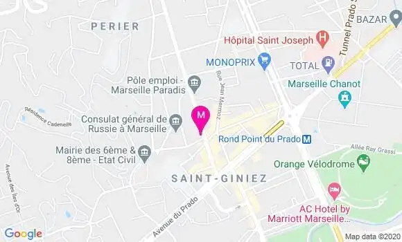 Localisation Dr Jean Luc Faure