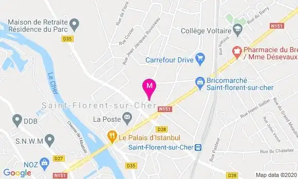 Localisation Dr Michel Feignoux