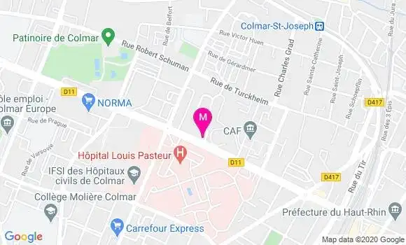 Localisation Dr Catherine Durr