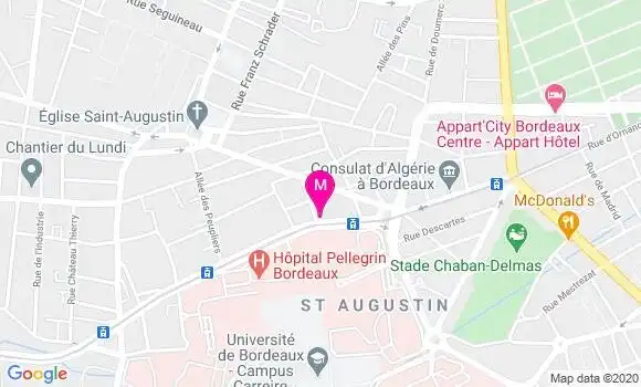 Localisation Dr Marie Julie Cartier