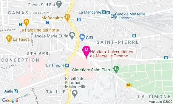 Localisation Dr Caroline Capuani