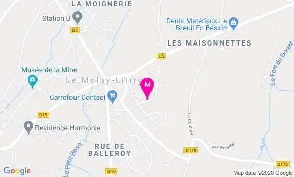 Localisation Dr Olivier Moulin